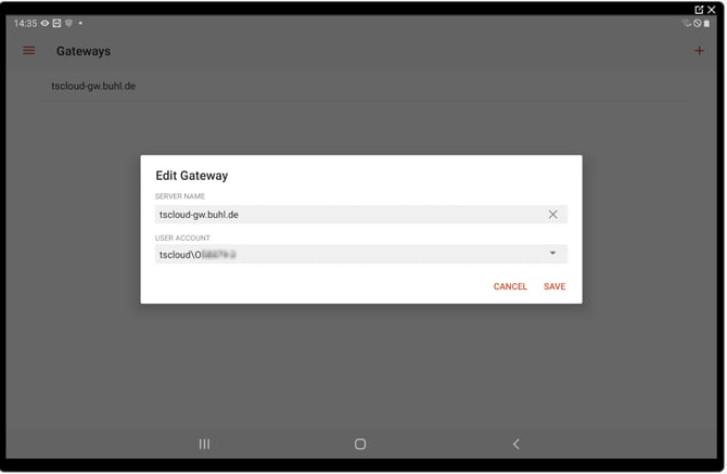 rdp_Android Gateway