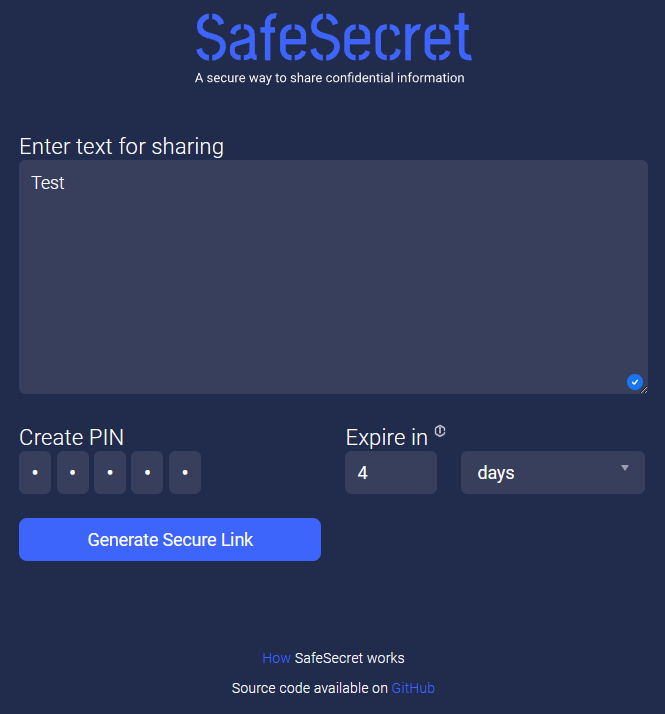 safesecret