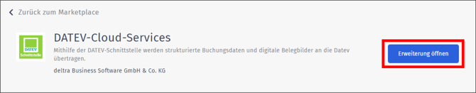 Eigene Erweiterungen - öffentliche Schnittstelle