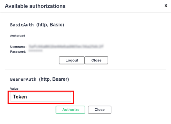 Eigene Erweiterungen - API autorisieren Token eintragen