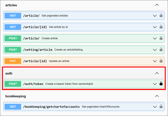 Eigene Erweiterungen - API autorisieren Token generieren