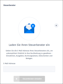 Steuerberater einladen - Einladung erstellen