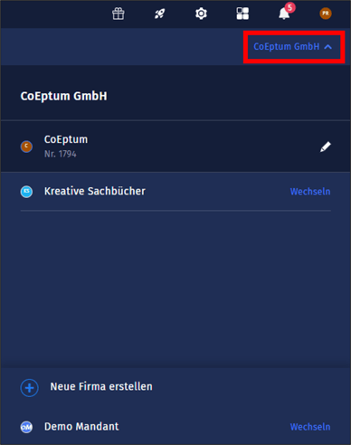 Gezeigt wird die geöffnete Mandatenverwaltung in orgaMAX