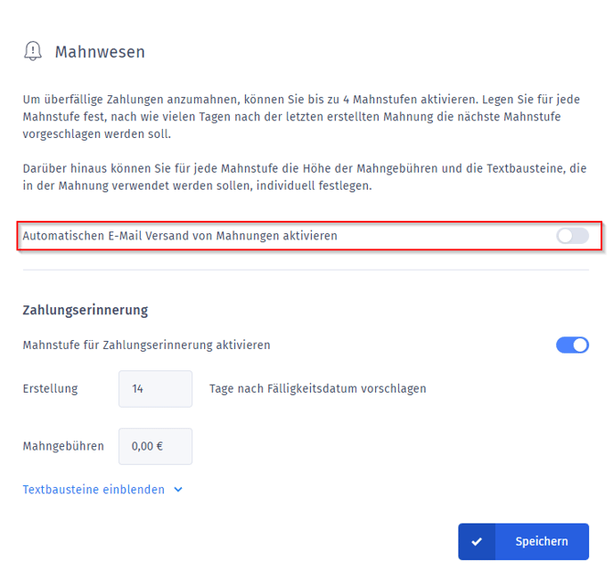 Mahnwesen 2