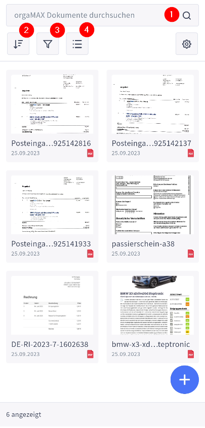 orgamax_dokumente_app_suchen_filtern_sortieren_01