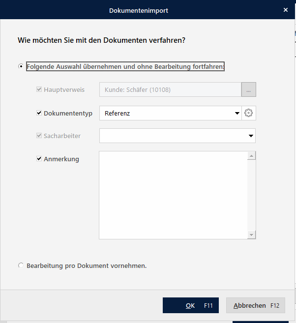 Doku-import-mehrfach