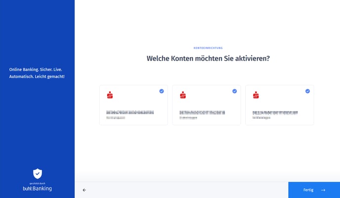 kontenauswahl