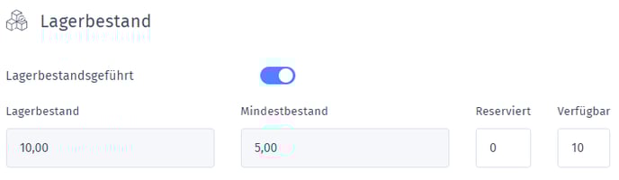 Einstellung Lager